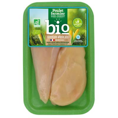 Terre d'Oc Filets de poulet fermier bio, 270g