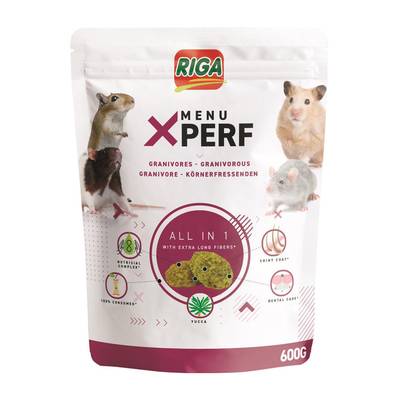 Riga Menu XPerf Repas complet tout en 1 pour granivores, 600g