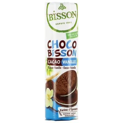 Bisson Biscuits choco cacao vanille bio, 300g