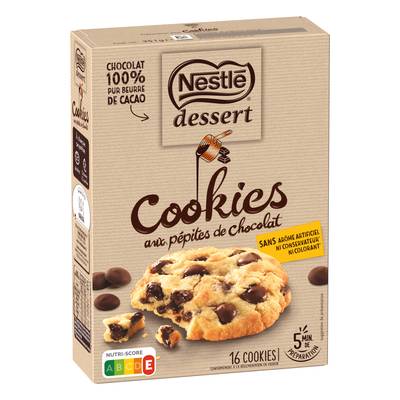 Nestlé Dessert Cookies aux pépites de chocolats, 351g