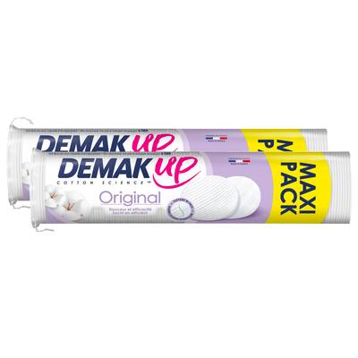 Demak Up Disques à démaquiller Original, Lot de 2x105  pièces