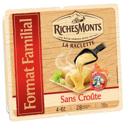 Richesmonts Raclette sans croute, 750g