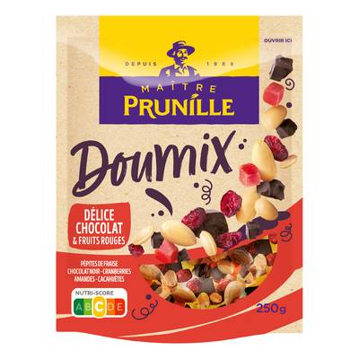 Maitre Prunille Mélange DouxMix Délice Chocolat et Fruits Rouges, 250g