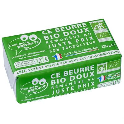 C'est qui le Patron Beurre doux Bio, 250g