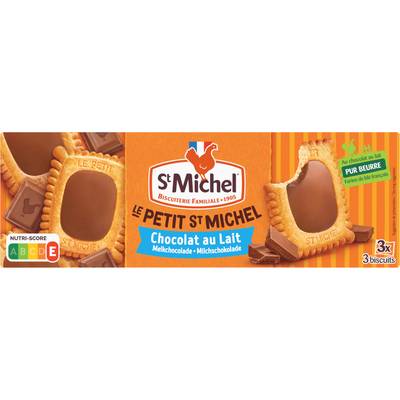 St Michel Biscuits cœur chocolat au lait, 132g