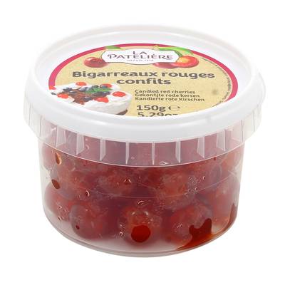 La Patelière Bigarreaux rouges confits, 150g