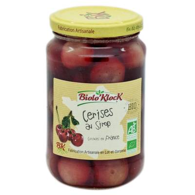 3560000720034 - Biolo'Klock - Cerises au sirop bio