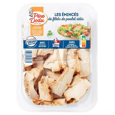 Père Dodu Emincé de Poulet rôti, 200g