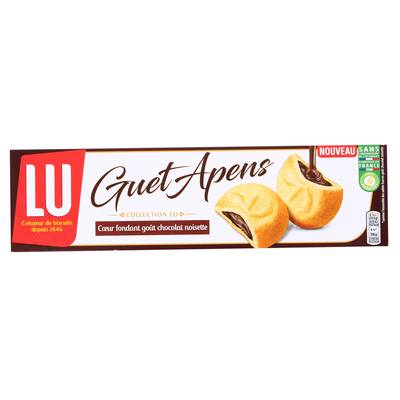 Lu Biscuit cœur goût chocolat noisette guet apens, 105g