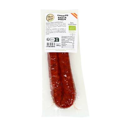 Plein Jour Chorizo Fer à Cheval Sarta Doux, Bio, 200g