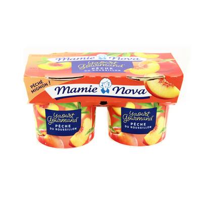 Mamie Nova Gourmand pêche, 2x150g