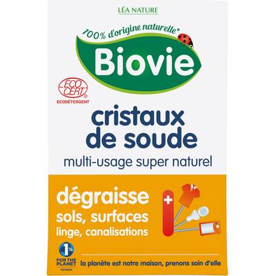 Biovie Cristaux de soude multi-usages super naturel Ecocert, 500g
