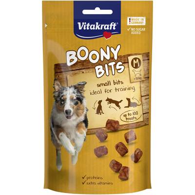 Vitakraft Boony Bits taille M - Friandise Récompense pour moyen et grand chien, 120g