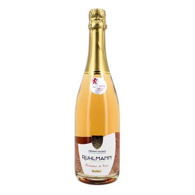 Crémant d'Alsace rosé AOP Vignoble Ruhlmann, 75cl