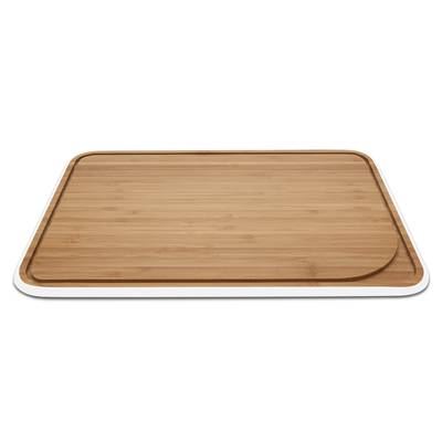 Pebbly Planche à découper Bambou Moyen Blanc, 35 x 25 cm