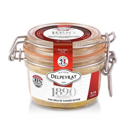 Delpeyrat Foie Gras de Canard entier, 110g