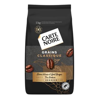 Carte Noire Café en Grains Classique 100% Arabica, 1Kg