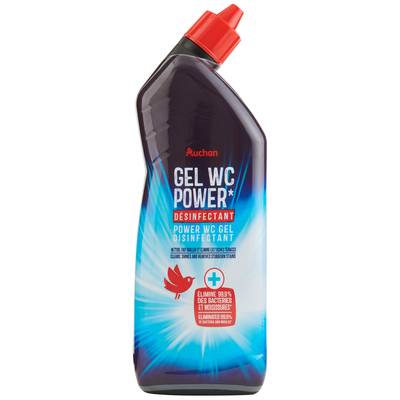 Auchan Gel WC power désinfectant, 750ml