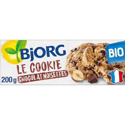 Bjorg Cookies chocolat noisette bio, 200g