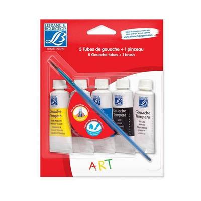 Lefranc & Bourgeois Tubes de gouache, 5  tubes