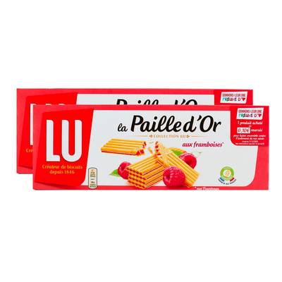 Paille d'or Framboise, 2x170g