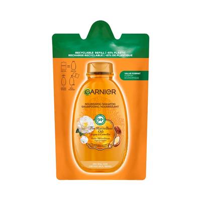 Garnier - Ultra Doux Shampooing Cheveux Secs Huiles Merveilleuses Argan Et Camélia, 250ml