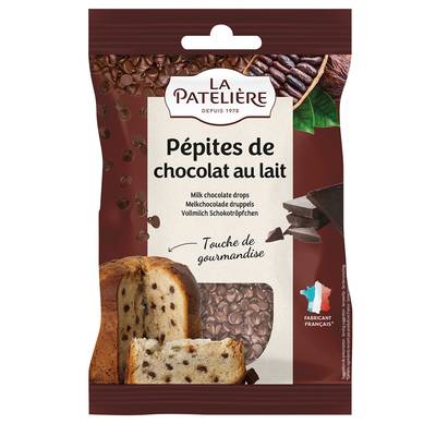 La Patelière Pépite de Chocolat au Lait, 100g