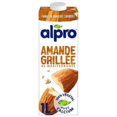Alpro Lait d'amande avec calcium et vitamines ajoutés, 1l
