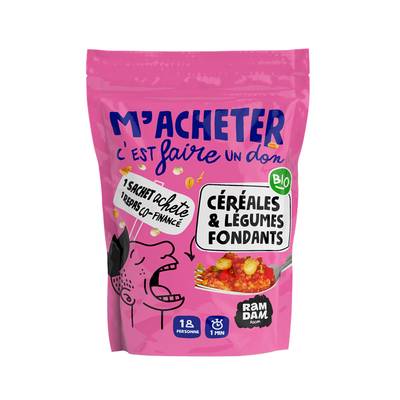 Ramdam social Céréales Légumes Fondant Bio, 250g