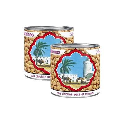 D'aucy Pois chiches Sultanines secs et trempés, Lot de 2x265g