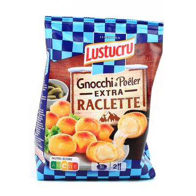 Lustucru Gnocchi à Poêler Extra Raclette, 280g