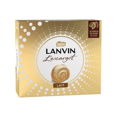 Lanvin Assortiment De Chocolats Au Lait Escargot coeur Praliné, 22 bouchées