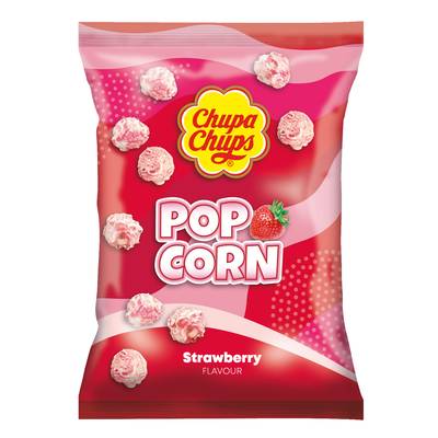 Chupa Chups Pop Corn fraise, 135g