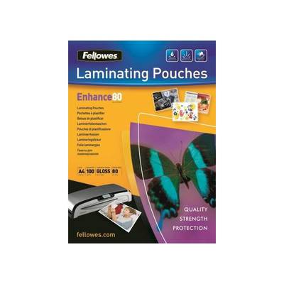 Fellowes Kit de plastification, 80 microns, 100  feuilles