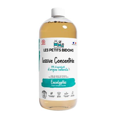 Les Petits Bidons Lessive liquide concentré eucalyptus, 1L