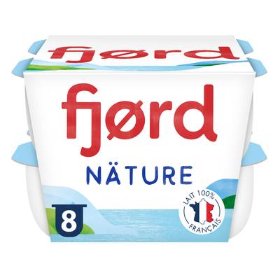 Fjord Yaourt nature crémeux, 8x125g