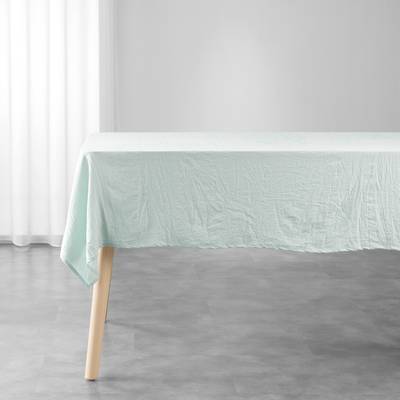 Douceur D Interieur Nappe rectangle Suzy Menthe, 140 x 240 cm