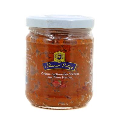 Sharon Valley Crème de tomates séchées aux fines herbes, 210g