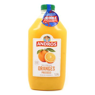 Andros Jus d' Oranges Pressées, 1,5L