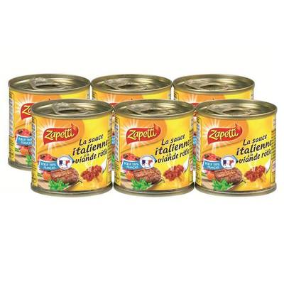 Zapetti Sauce bolognaise à la viande rotie, Lot de 2x3x95g
