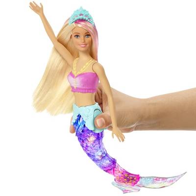 0887961765236 - Barbie - Mattel - Sirène lumières et danse aquatique- Barbie- GFL82