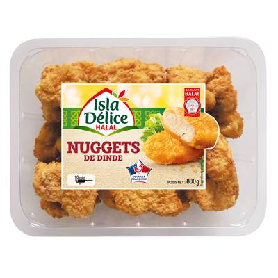 Isla Délice Nuggets de Dinde - HALAL, 800g