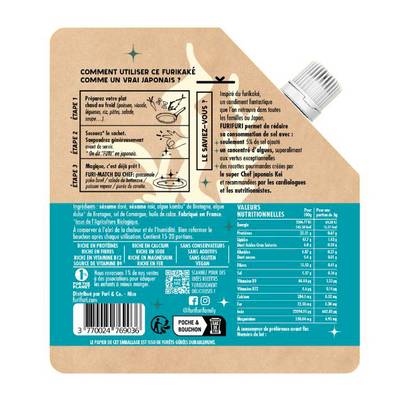 3770024769036 - Furifuri - Furikaké Original - Alternative au Sel - Condiment Graines de Sésame et Algues