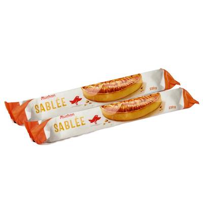 Auchan Pâte Sablée, Lot de 2x230g