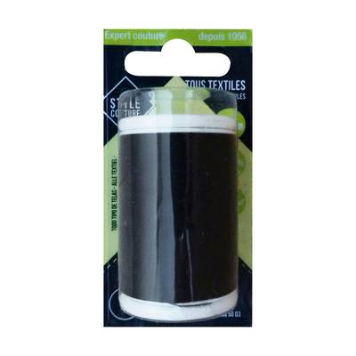 Style couture Fil Polyester 500M Noir, 1 pièce