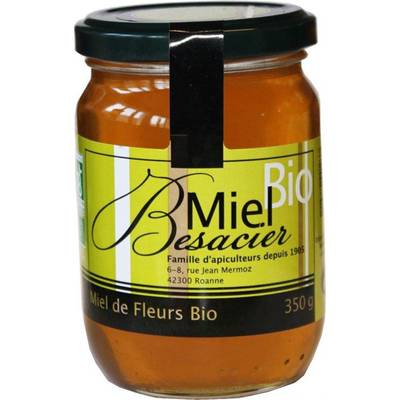 Miel Besacier Miel de fleurs biologique, 350g
