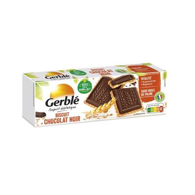 Gerblé Vitalité 12 Biscuits Chocolat Noir, 150g