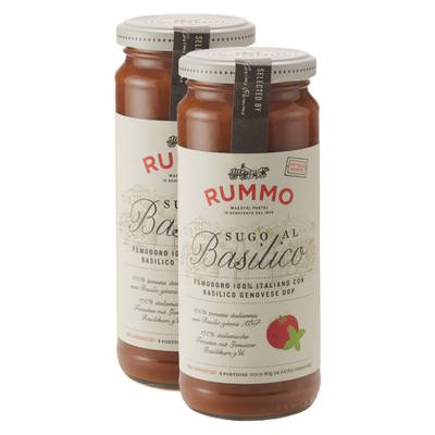 Rummo Sauce Tomates au Basilic, Lot de 2x340g