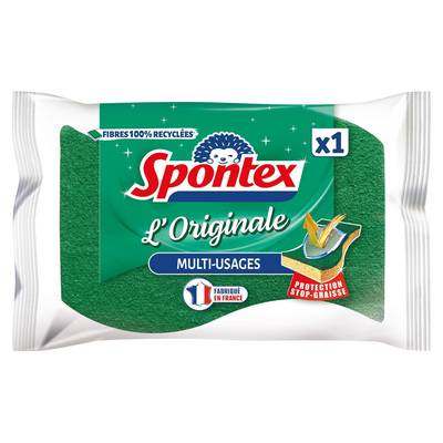 Spontex Éponge Original Verte, 1 pièce