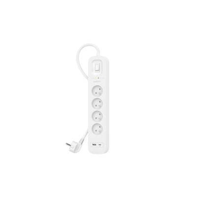 Belkin Multiprise parafoudre 4 prises avec ports USB-C et USB-A, 2  m